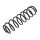 Suspension Spring set front axle coil spring KYB fits SUZUKI WAGON