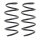 Suspension Spring set front axle coil spring KYB for e.g. VW CADDY