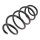 Suspension Spring set front axle coil spring KYB for e.g. VW CADDY