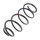 Suspension Spring set front axle coil spring KYB suitable for e.g. VW POLO