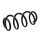 Suspension Spring set front axle coil spring KYB suitable for e.g. AUDI A4