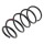 Suspension Spring set front axle coil spring KYB IAM-Expertise for BMW X1