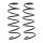Suspension Spring set front axle coil spring KYB for CHEVROLET SPARK
