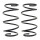 Suspension Spring Set front coil spring Ø 210 mm KYB for CHRYSLER VOYAGER