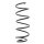 Suspension Spring set front axle coil spring Ø 150 mm KYB for e.g. CITROËN C4