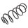 Suspension Spring set front axle coil spring Ø 150 mm KYB for e.g. CITROËN C4