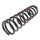 Suspension Spring set front axle coil spring Ø 125 mm KYB for JEEP GRAND