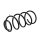 Suspension Spring set front axle coil spring Ø 160 mm KYB for e.g. VOLVO C30