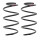 Suspension Spring set front axle coil spring Ø 165 mm KYB for e.g. HYUNDAI i40