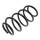 Suspension Spring set front axle coil spring Ø 155 mm KYB for KIA SORENTO