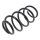Suspension Spring set front axle coil spring Ø 163 mm KYB for KIA SORENTO