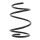 Suspension Spring set front axle coil spring KYB for MINI Convertible