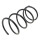 Suspension Spring Set front coil spring Ø 177 mm KYB for e.g. MITSUBISHI LANCER