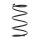 Suspension Spring set front axle coil spring KYB for e.g. MITSUBISHI LANCER