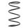 Suspension Spring set front axle Ø 188 mm KYB for MITSUBISHI GRANDIS