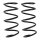 Suspension Spring set front axle coil spring KYB suitable for OPEL CORSA