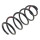Suspension Spring set front axle coil spring KYB IAM-Expertise for VW POLO