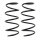 Suspension Spring set front axle coil spring KYB for e.g. VW BEETLE