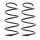 Suspension Spring set front axle coil spring KYB suitable for TOYOTA VERSO