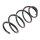 Suspension Spring set front axle coil spring KYB for e.g. VOLVO V60