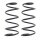 Suspension Spring set front axle coil spring KYB for e.g. CITROËN JUMPY