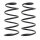 Suspension Spring set front axle coil spring KYB for e.g. CITROËN JUMPY