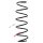 Suspension Spring set front axle coil spring KYB suitable for CITROËN C3