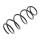 Fahrwerksfedern-Set Vorderachse Schraubenfeder Ø 135 mm KYB für u.a. SEAT IBIZA