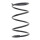 Suspension Spring set front axle Ø 153 mm KYB for e.g. TOYOTA COROLLA