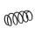 Suspension Spring set front axle coil spring Ø 181 mm KYB for e.g. AUDI A6