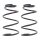 Suspension Spring set front axle Ø 187 mm KYB for e.g. TOYOTA CAMRY