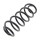 Suspension Spring set front axle coil spring Ø 133 mm KYB for e.g. AUDI A6