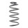Suspension Spring set front axle coil spring KYB suitable for e.g. VW GOLF