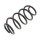 Suspension Spring set front axle coil spring KYB suitable for e.g. AUDI A4