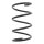 Suspension Spring set front axle coil spring Ø 181 mm KYB for KIA CARENS