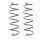 Suspension Spring set front axle coil spring KYB for e.g. CITROËN C3