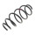Suspension Spring set front axle coil spring Ø 159 mm KYB for e.g. OPEL ASTRA