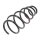 Suspension Spring set front axle coil spring KYB for e.g. OPEL ASTRA