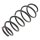 Suspension Spring set front axle Ø 13 mm KYB for e.g. CHEVROLET CRUZE