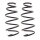Suspension Spring set front axle coil spring KYB for e.g. OPEL ASTRA