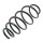 Suspension Spring set front axle coil spring KYB for e.g. OPEL ASTRA