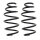Suspension Spring set front axle coil spring KYB for e.g. OPEL ASTRA