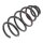 Suspension Spring set front axle coil spring KYB for e.g. OPEL ASTRA