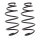 Suspension Spring set front axle coil spring KYB for e.g. OPEL INSIGNIA