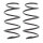 Suspension Spring set front axle coil spring KYB for e.g. RENAULT GRAND