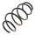 Suspension Spring set front axle coil spring KYB for e.g. RENAULT GRAND