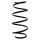 Suspension Spring set front axle coil spring KYB for e.g. RENAULT GRAND