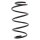 Suspension Spring set front axle coil spring KYB IAM-Expertise for FORD KA