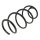 Suspension Spring set front axle coil spring KYB IAM-Expertise for FORD KA