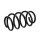 Suspension Spring set front axle coil spring Ø 145 mm KYB for e.g. AUDI A3